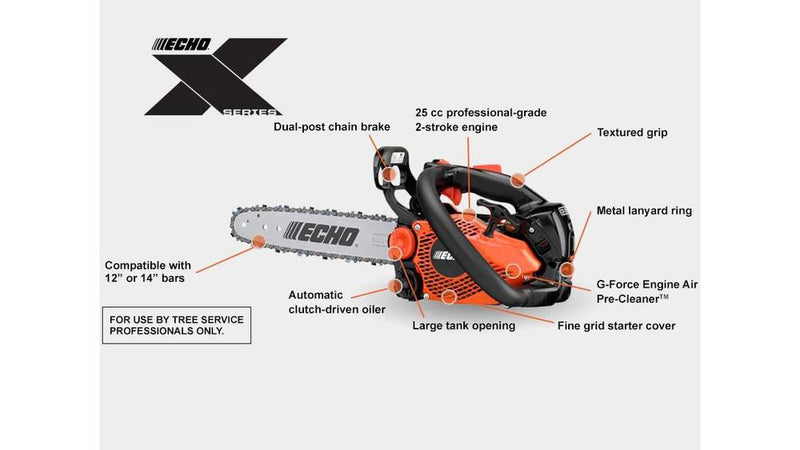 ECHO CS-2511T with 12 Inch Bar and Chain