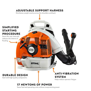STIHL® BR 350 Backpack Blower | 63.3cc Engine | High‑Volume Air Output