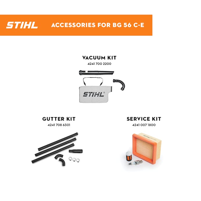 STIHL® BG 56 C‑E Handheld Blower | 27.2 cc Engine | 13 Newtons Blowing Force