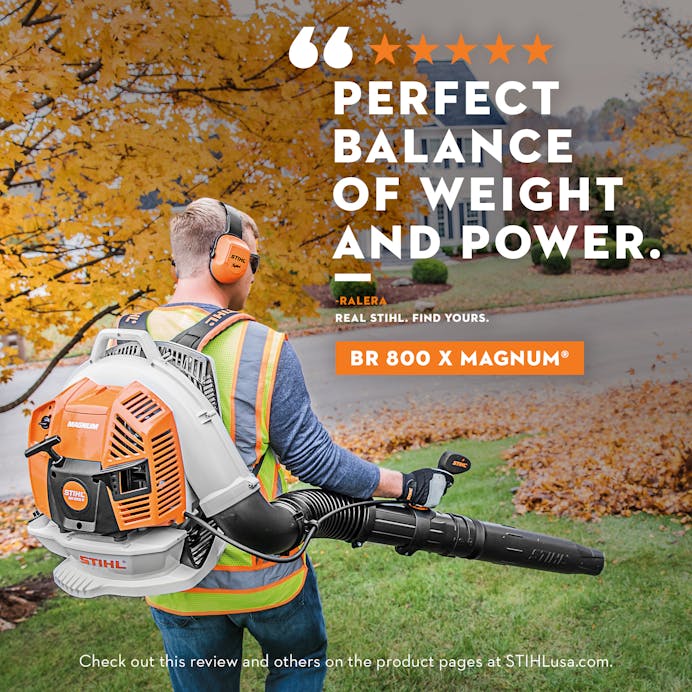 STIHL® BR 800 X MAGNUM® Backpack Blower | 79.9cc Engine | 41 Newtons Blowing Force