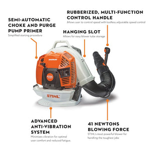STIHL® BR 800 X MAGNUM® Backpack Blower | 79.9cc Engine | 41 Newtons Blowing Force